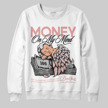 Jordan 40 “Dusty Rose” DopeSkill Sweatshirt MOMM Graphic Streetwear - White
