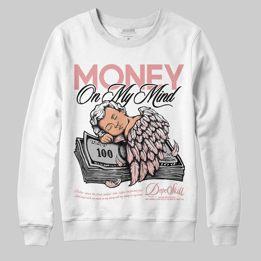 Jordan 40 “Dusty Rose” DopeSkill Sweatshirt MOMM Graphic Streetwear - White