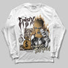 Jordan 5 “Earth/Metallic Gold” DopeSkill Long Sleeve T-Shirt Drip'n Never Tripp'n Graphic Streetwear - White