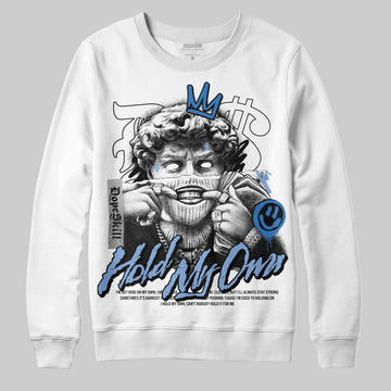 Jordan 4 WMNS 'Forget Me Not' DopeSkill Sweatshirt In My Way Graphic Streetwear - White