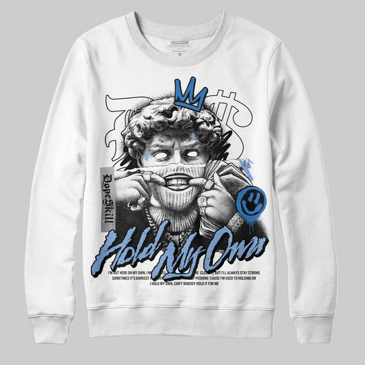 Jordan 4 WMNS 'Forget Me Not' DopeSkill Sweatshirt In My Way Graphic Streetwear - White