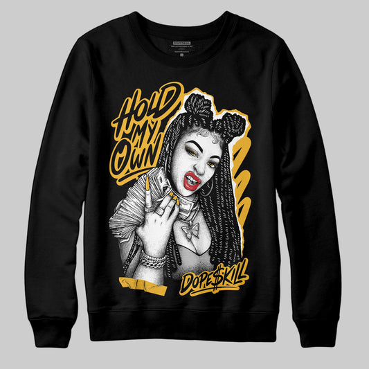 Jordan 5 'Tokyo' DopeSkill Sweatshirt New H.M.O Graphic Streetwear - Black
