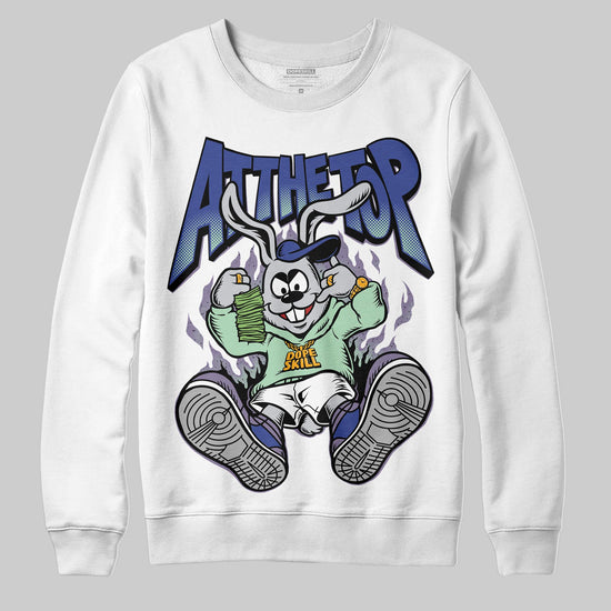 Jordan 1 Retro Low OG Zion Williamson Voodoo Alternate DopeSkill Sweatshirt At The Top Graphic Streetwear - White