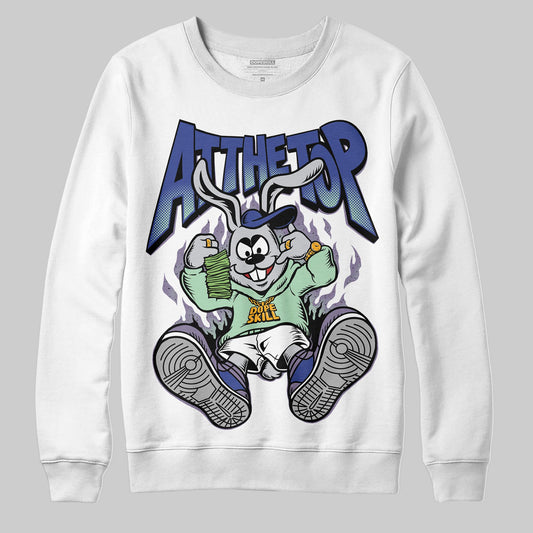 Jordan 1 Retro Low OG Zion Williamson Voodoo Alternate DopeSkill Sweatshirt At The Top Graphic Streetwear - White