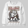 A Ma Maniére x Air Jordan 4 “Dark Mocha” DopeSkill Sweatshirt Real Lover Graphic Streetwear - White