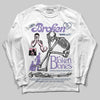 Jordan 11 "Mojave" DopeSkill Long Sleeve T-Shirt Broken Bones Graphic Streetwear - White