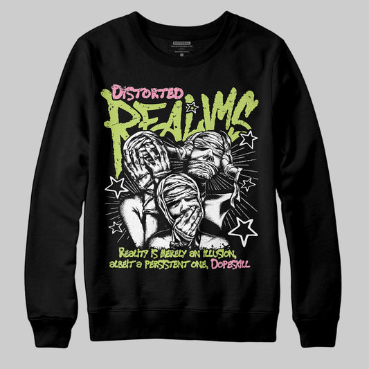 Chase B x Travis Scott x Jordan Jumpman Jack DopeSkill Sweatshirt Distorted Realms Graphic Streetwear - Black