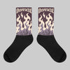 Burgundy Crush 3s DopeSkill Sublimated Socks FIRE Graphic