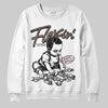 A Ma Maniére x Air Jordan 4 “Dark Mocha” DopeSkill Sweatshirt Flexin' Graphic Streetwear - White