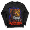 Dunk Low Futura Orange Blaze DopeSkill Long Sleeve T-Shirt Black King Graphic Streetwear - Black