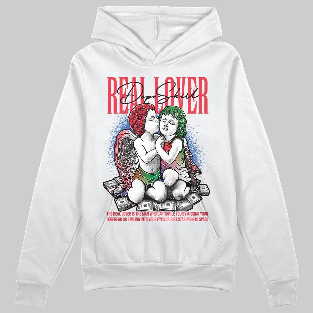 Jordan 11 Retro 285 Atlanta DopeSkill Hoodie Sweatshirt Real Lover Graphic Streetwear - White
