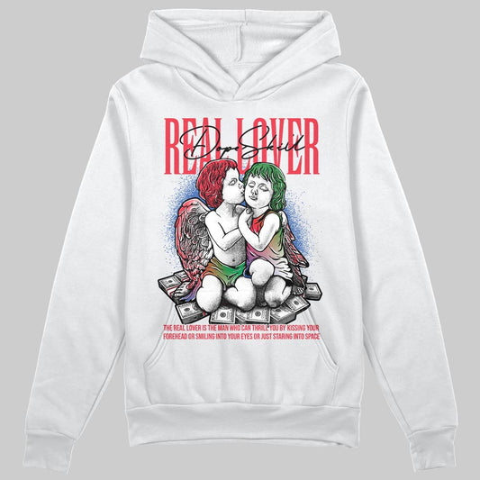 Jordan 11 Retro 285 Atlanta DopeSkill Hoodie Sweatshirt Real Lover Graphic Streetwear - White