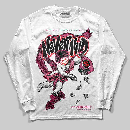 Diesel Pink S - Serendipity Pro-X1 Trainers DopeSkill Long Sleeve T-Shirt Nevermind Graphic Streetwear - White 