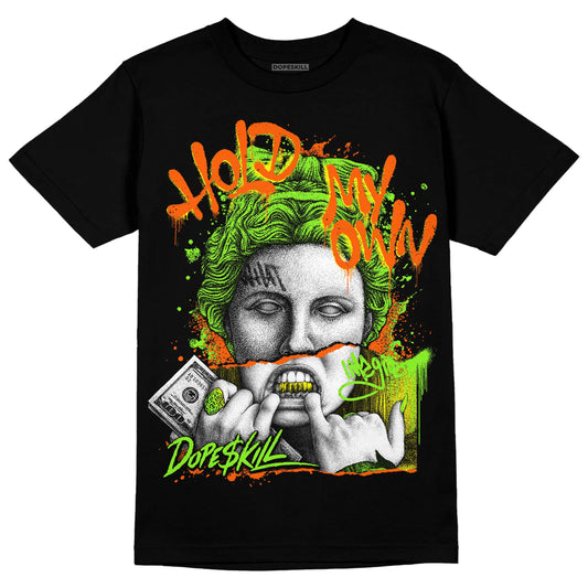 Neon Green Sneakers DopeSkill T-Shirt Hold My Own Graphic Streetwear