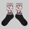 Violet Ore 3s DopeSkill Sublimated Socks FIRE Graphic