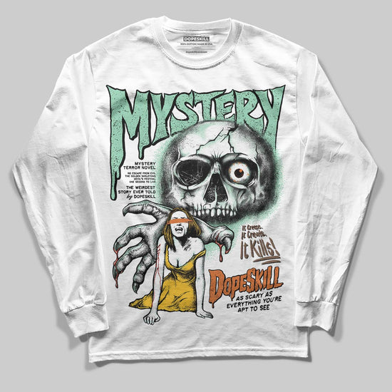 SB Dunk Low Rodeo Tourmaline DopeSkill Long Sleeve T-Shirt Mystery Ghostly Grasp Graphic Streetwear - White