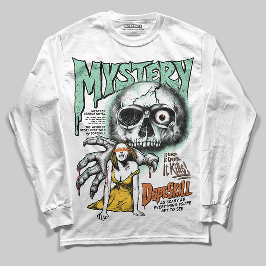SB Dunk Low Rodeo Tourmaline DopeSkill Long Sleeve T-Shirt Mystery Ghostly Grasp Graphic Streetwear - White