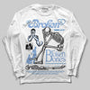 Jordan 4 WMNS 'Forget Me Not' DopeSkill Long Sleeve T-Shirt Broken Bones Graphic Streetwear - White