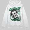 Green Sneakers DopeSkill Hoodie Outlast Graphic Streetwear - White