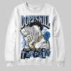 Jordan 4 WMNS 'Forget Me Not' DopeSkill Sweatshirt Sorry I've Been Trappin Graphic Streetwear - White