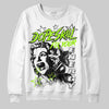 Neon Green Sneakers DopeSkill Sweatshirt Fix Your Energy Graphic Streetwear - White