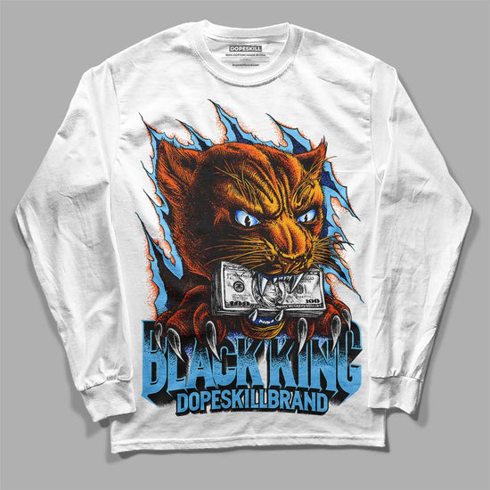 Dunk Low Futura University Blue DopeSkill Long Sleeve T-Shirt Black King Graphic Streetwear - White