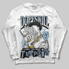 Jordan 40 “Blue Suede” DopeSkill Long Sleeve T-Shirt Sorry I've Been Trappin Graphic Streetwear - White