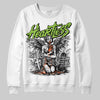 Neon Green Sneakers DopeSkill Sweatshirt Heartless Graphic Streetwear - White