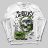 Neon Green Sneakers DopeSkill Long Sleeve T-Shirt Jealousy Graphic Streetwear - White