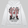 Jordan 11 “Bred Velvet” DopeSkill Hoodie Sweatshirt Angels Graphic Streetwear - WHite 