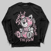 Jordan 5 OG “35th Anniversary” DopeSkill Long Sleeve T-Shirt Smile Through The Pain Graphic Streetwear - Black