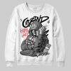 Grey Sneakers DopeSkill Sweatshirt Grind Pray Graphic Streetwear - White 