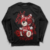 Adidas Samba OG ‘Talchum Pack ‑ Scarlet’ DopeSkill Long Sleeve T-Shirt Smile Through The Pain Graphic Streetwear - Black