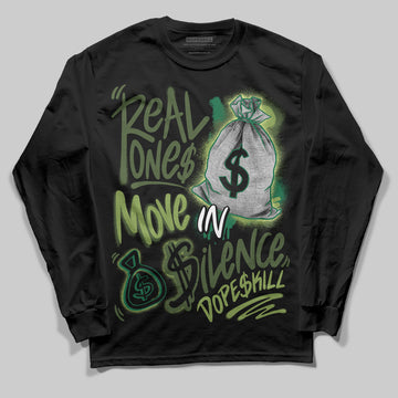 Foamposite Pro 'Pine Green' DopeSkill Long Sleeve T-Shirt Real Ones Move In Silence Graphic Streetwear - Black