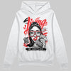 Black and White Sneakers DopeSkill Hoodie Sweatshirt Living My Best Life Graphic Streetwear - White 