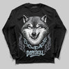 Jordan 5 Retro Wolf Grey (2026) DopeSkill Long Sleeve T-Shirt Wolf Grey Graphic Streetwear - Black