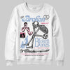 Jordan 3 GS “Denim/Pink Glow” DopeSkill Sweatshirt Broken Bones Graphic Streetwear - White 