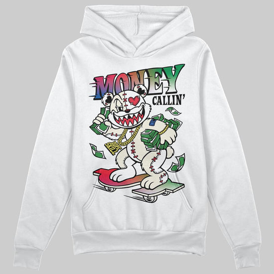 Jordan 11 Retro 285 Atlanta DopeSkill Hoodie Sweatshirt Money Callin' Graphic Streetwear - White