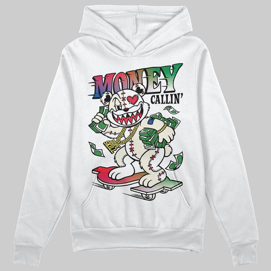 Jordan 11 Retro 285 Atlanta DopeSkill Hoodie Sweatshirt Money Callin' Graphic Streetwear - White