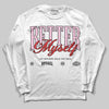 Awake NY x Air Jordan 5 Arctic Pink DopeSkill Long Sleeve T-Shirt Better Myself Graphic Streetwear - White