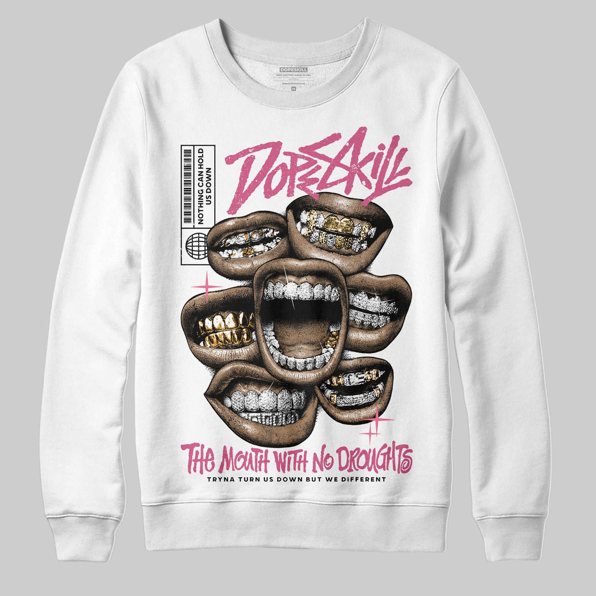 Diesel Pink S - Serendipity Pro-X1 Trainers DopeSkill Sweatshirt The Mouth With No Droughts Graphic Streetwear - White