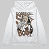 A Ma Maniére x Air Jordan 4 “Dark Mocha” DopeSkill Hoodie Sweatshirt Stay It Busy Graphic Streetwear - White