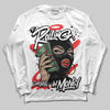Dunk Low Panda White Black DopeSkill Long Sleeve T-Shirt Rolling in Money Graphic Streetwear - White