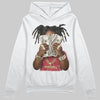 Jordan 4 “Sierra Red" DopeSkill Hoodie Sweatshirt Rich Youth Graphic Streetwear - White