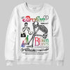 Jordan 11 Retro 285 Atlanta DopeSkill Sweatshirt Broken Bones Graphic Streetwear - White