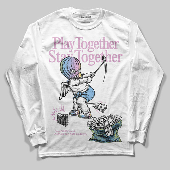 Jordan 5 “Year of the Snake” DopeSkill Long Sleeve T-Shirt Play together, Stay together graphic Streetwear - White