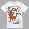 Olive Sneakers DopeSkill T-Shirt Speak It Graphic Streetwear - White