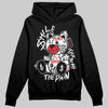 Jordan 11 “Bred Velvet” DopeSkill Hoodie Sweatshirt Smile Through The Pain Graphic Streetwear - Black