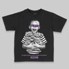 PURPLE Sneakers DopeSkill Toddler Kids T-shirt Scared Money Don't Make No Money Graphic Streetwear - Black
