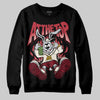 Jordan 4 “Sierra Red" DopeSkill Sweatshirt At The Top Graphic Streetwear - Black